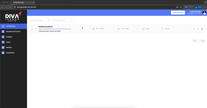 Launch Your Website